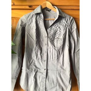 Express Essential Stretch Button Down Shirt Size XS